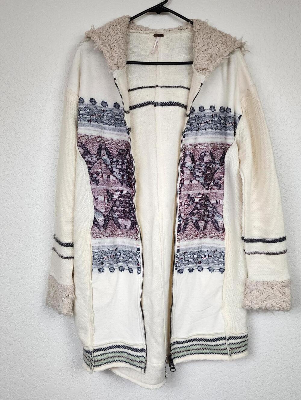 Free People Knit Small Cardigan Sweater